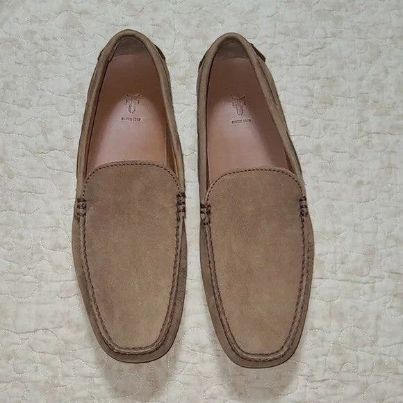 Frye Men's Allen Venetian Suede Driving Moc Loafer - 12 Brown - Picture 2 of 3